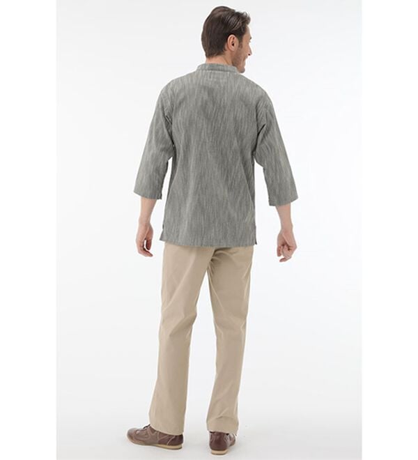 「＜ダンロップ・リファインド×コムルヴァン・オム＞７得アクティブチノパンツ（メンズフルレングスパンツ）」｜詳細画像