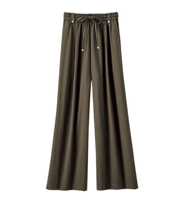 BELLUNA（ベルーナ）の「サラリ快適！ビンテージ調ワイドパンツ（ワイドパンツ・ガウチョ）」｜詳細画像