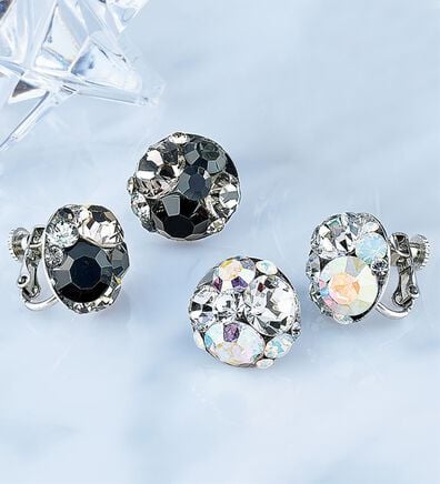 BELLUNA（ベルーナ）の「＜プレシオサ＞チェコ製クリスタルガラスイヤリング・ピアス（イヤリング・ピアス）」