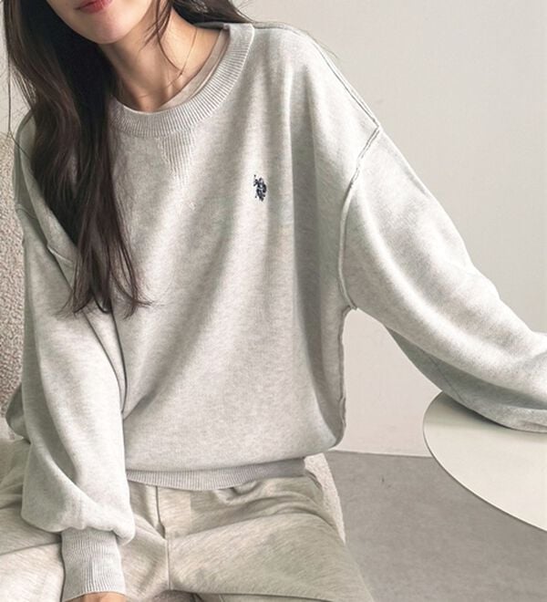 GeeRA（ジーラ）の「【U.S. POLO ASSN.】スウェットライクニット（ニット・セーター）」｜詳細画像