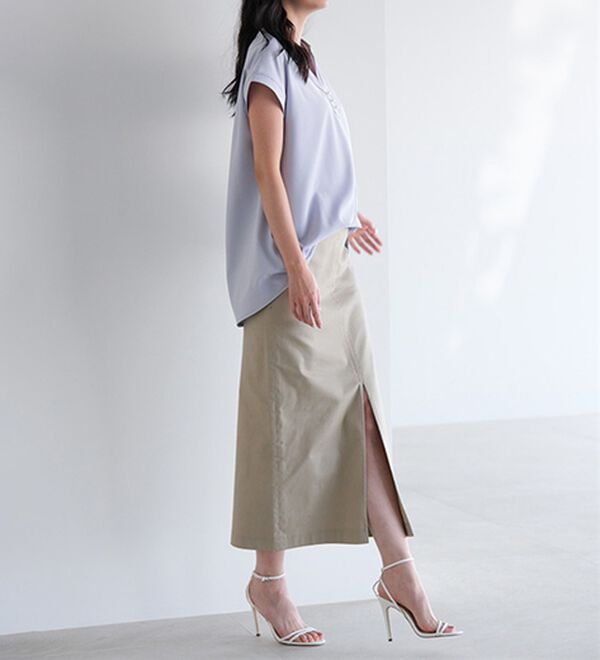 RANAN（ラナン）の「ひんやり！スキッパーブラウス（ブラウス）」｜詳細画像