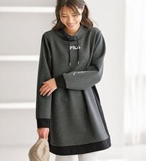 BELLUNA（ベルーナ）の「＜ＦＩＬＡ＞配色切替チュニックワンピース（チュニックワンピース）」