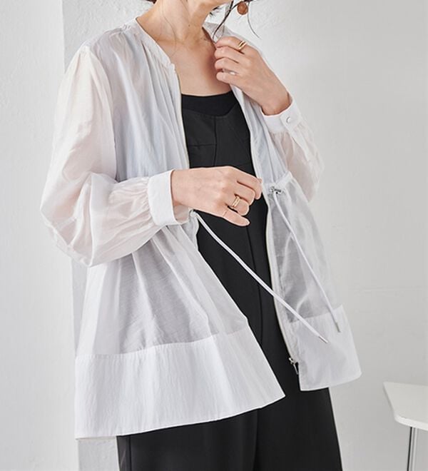 RANAN（ラナン）の「シアー切替ブルゾン（ブルゾン）」｜詳細画像