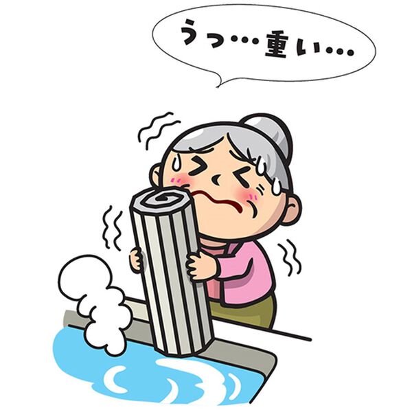 「国産　軽量風呂フタ「カルフタ」（バス用品）」｜詳細画像