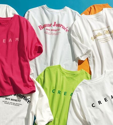 RANAN（ラナン）の「プリントロゴＴシャツ（カットソー）」