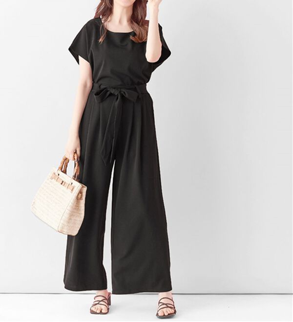 alotta（アロッタ）の「【２点セット】ひんやり涼しいこなれセットアップ（セットアップ）」｜詳細画像