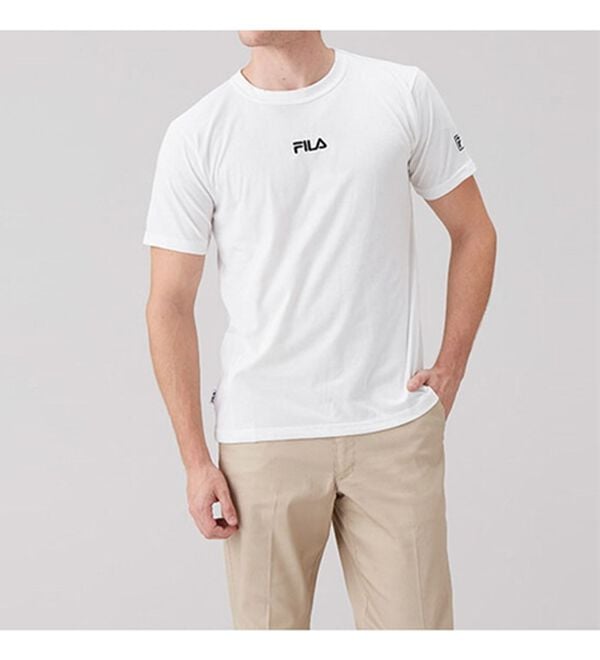 「＜フィラ＞ワンポイント刺しゅうＴシャツ（メンズカットソー）」｜詳細画像