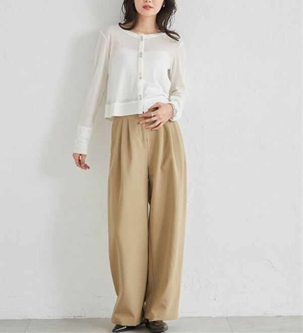 RANAN（ラナン）の「シアーリブカーディガン（その他カーディガン）」｜詳細画像