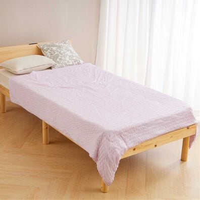 iellio（イエリオ）の「【８日間限定価格】とろける冷感くしゅくしゅケット＜わた入・ふんわり・洗える・ひんやりケット・接触冷感・肌掛け布団＞（肌掛布団・タオルケット）」
