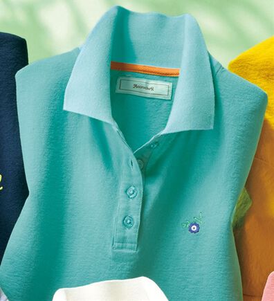 ルフラン（ルフラン）の「さらっとアクティブポロシャツ（ポロシャツ）」