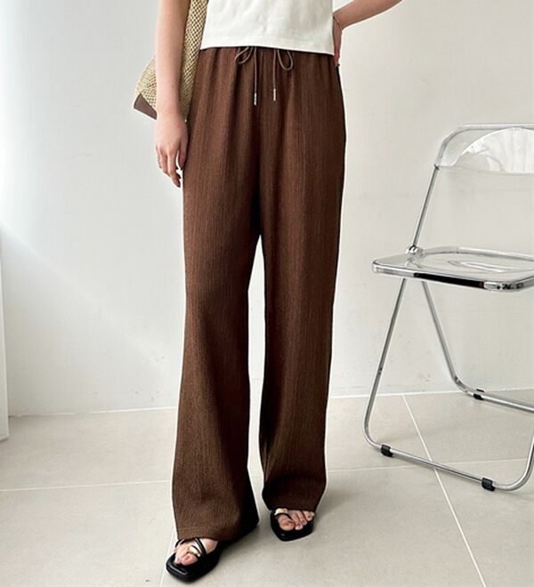 GeeRA（ジーラ）の「さらさら涼感イージーパンツ（フルレングスパンツ）」｜詳細画像