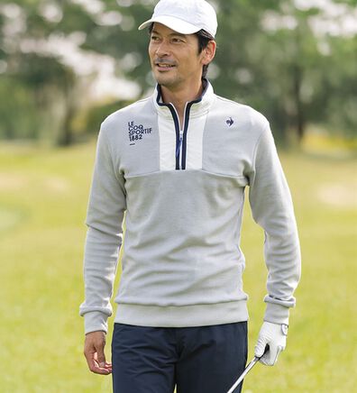 「＜ルコックスポルティフ＞セーターライクカットソー（メンズシャツ）」