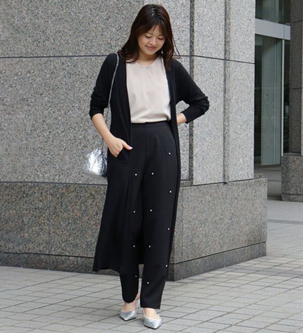 Pierrot（ピエロ）の「【Ｍ～３Ｌ】【選べる２丈】接触冷感トッパーカーディガン（その他カーディガン）」｜詳細画像