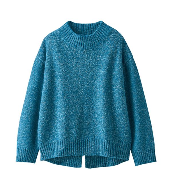 BELLUNA（ベルーナ）の「ミックス調ニットプルオーバー（ニット・セーター）」｜詳細画像