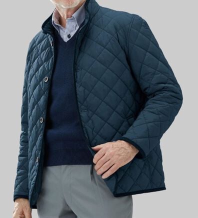 「＜ゴールデンベア＞ウォッシャブルキルティングジャケット（メンズジャケット）」