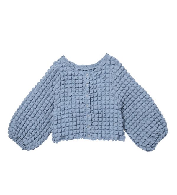 GeeRA（ジーラ）の「ぽこぽこ素材２ＷＡＹカーディガン（カットソー）」｜詳細画像