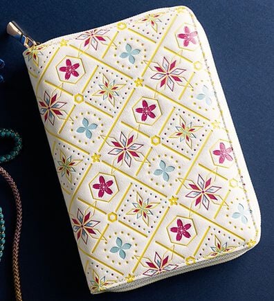 「文庫風　お薬手帳（財布・パスケース）」
