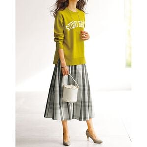 BELLUNA（ベルーナ）の「ジャカードニット素材ロゴプルオーバー（ニット・セーター）」｜詳細画像