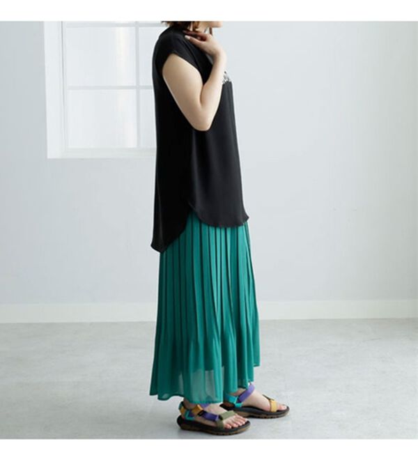 BELLUNA（ベルーナ）の「ジャカード楊柳ロゴプルオーバー（カットソー）」｜詳細画像