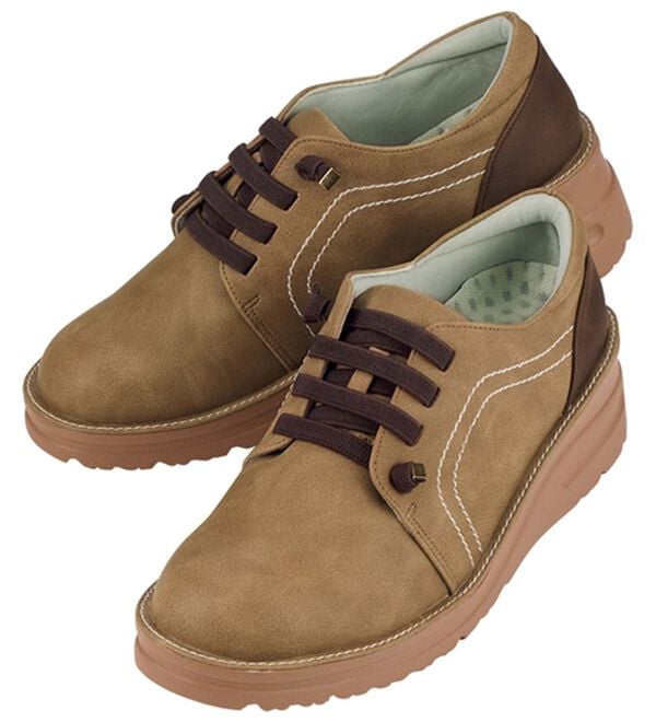 ルフラン（ルフラン）の「はっ水！アウトステッチお洒落甲ゴムシューズ（フラットシューズ）」｜オーク