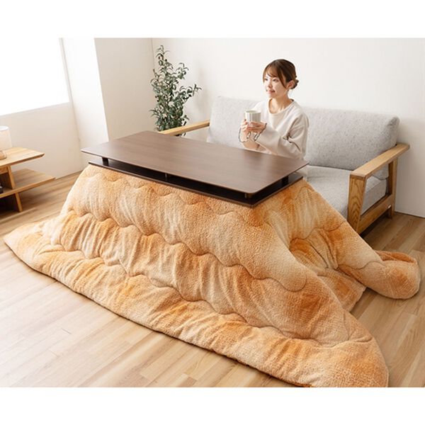 「ソファ前こたつ　布団セット（こたつテーブル＆掛布団）（こたつテーブル）」｜詳細画像