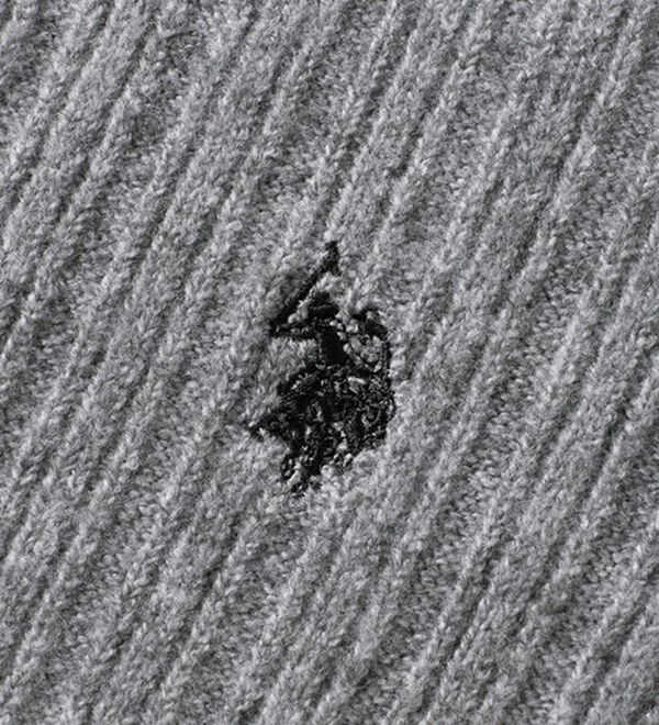 GeeRA（ジーラ）の「【U.S. POLO ASSN.】ヘンリーネックリブニットワンピース（ニットワンピース）」｜詳細画像