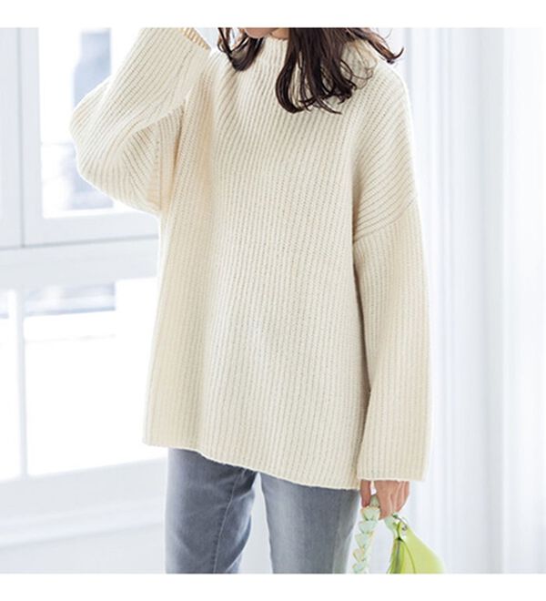 アパルトモンニットチュニック アルパカAラインニットチュニック NS-176 – ATELIER N'S