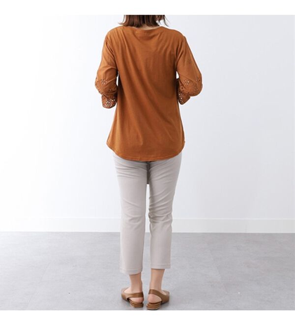 BELLUNA（ベルーナ）の「ウルトラ美脚ストレッチアンクルパンツ（クロップドパンツ）」｜詳細画像