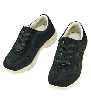 ルフラン（ルフラン）の「＜ラシーナコンフォート＞スッと履けるメッシュスニーカー（スニーカー）」｜ブラック