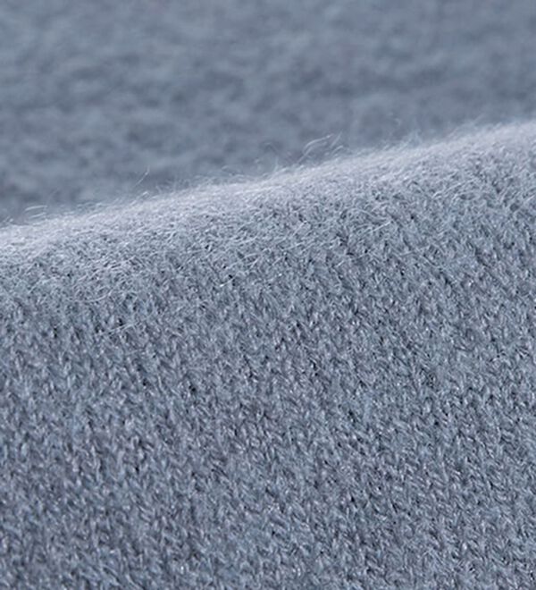 BELLUNA（ベルーナ）の「裾レース切替ポンチョ風ニットチュニック（チュニック）」｜詳細画像