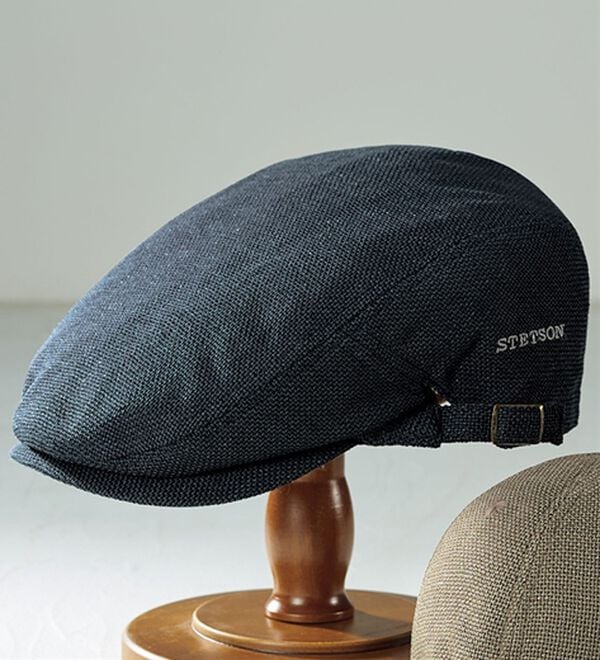 「＜ステットソン＞からみ織り涼やか帽子（メンズ帽子）」｜ハンチングチャコール