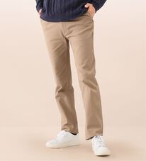 「＜コムルヴァン・オム＞ラクしてすっきり暖かパンツ（メンズフルレングスパンツ）」