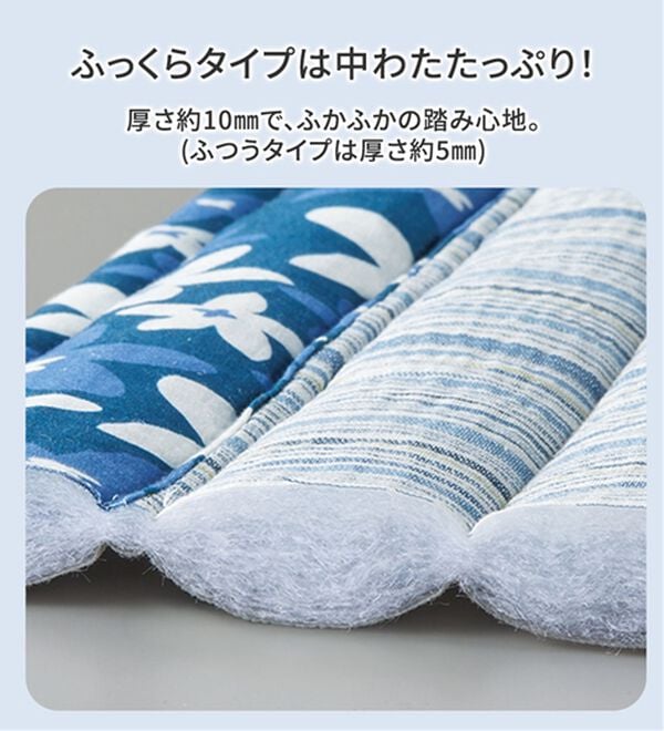 「【８／３まで早割】洗える綿１００％しじらカーペット（カーペット）」｜詳細画像