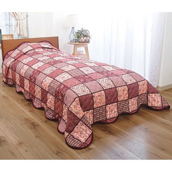 「ほっこり配色のやわらかキルトマルチカバー（ソファーカバー）」｜詳細画像