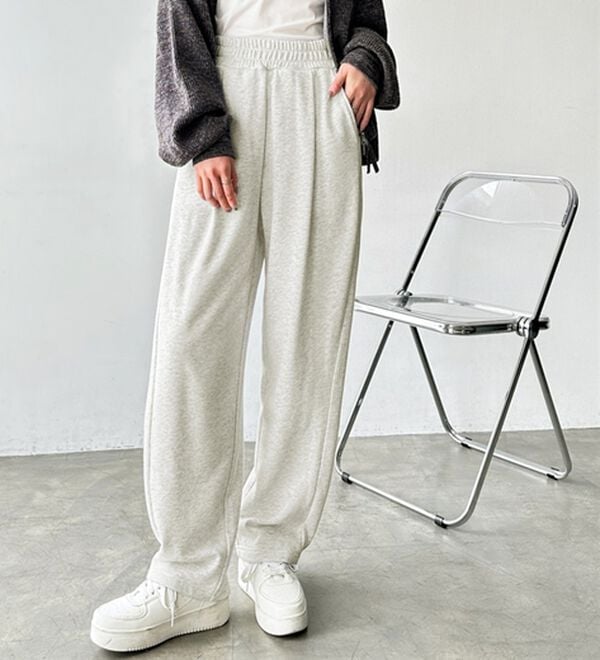 GeeRA（ジーラ）の「サイドタックイージースウェットパンツ（フルレングスパンツ）」｜詳細画像