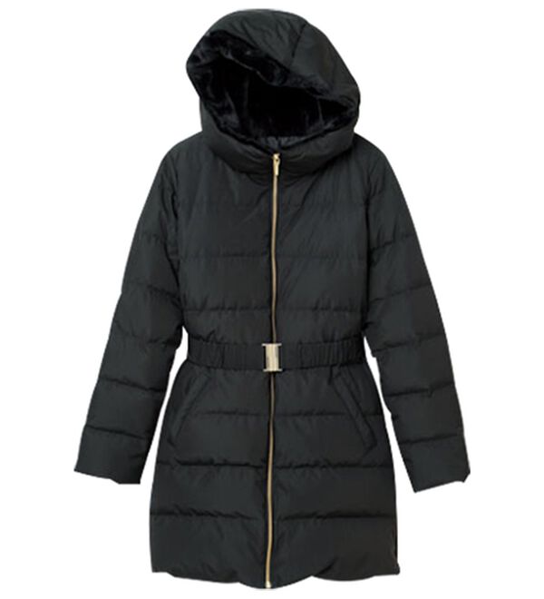 RANAN（ラナン）の「暖かファーフード使いすっきりダウンコート（ダウンコート・ジャケット・ベスト）」｜詳細画像