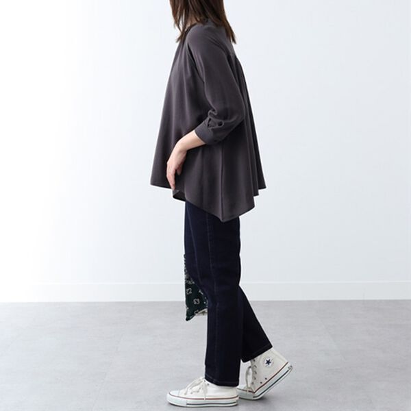 BELLUNA（ベルーナ）の「衿リブ使いブラウス（ブラウス）」｜詳細画像