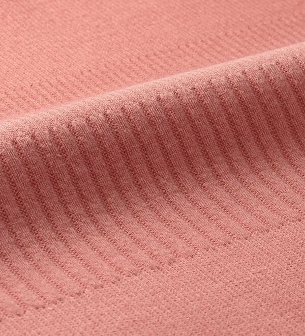 BELLUNA（ベルーナ）の「ボーダージャカード素材ラガーシャツワンピース（カットソーワンピース）」｜詳細画像