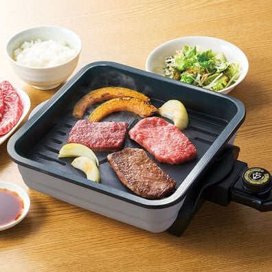 「煙が出にくいホットプレート（キッチン家電・調理家電）」