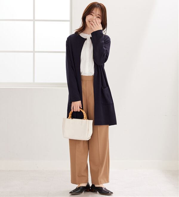 BELLUNA（ベルーナ）の「嬉しい機能付！ミラノリブカーディガン（ニットカーディガン）」｜詳細画像