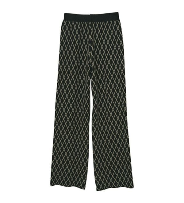 RANAN（ラナン）の「ニットジャカードパンツ（フルレングスパンツ）」｜詳細画像