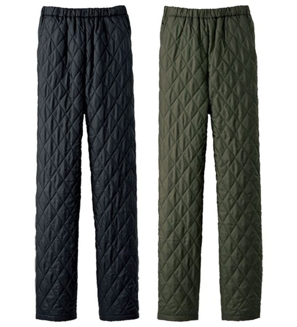 BELLUNA（ベルーナ）の「【２本組】はっ水！中わた暖かキルトパンツ（フルレングスパンツ）」｜詳細画像