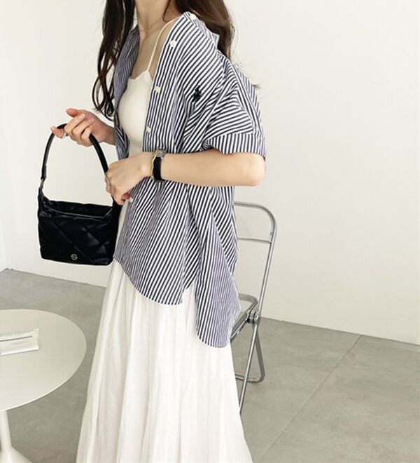 GeeRA（ジーラ）の「【ＵＳ．ＰＯＬＯ．ＡＳＳＮ】フレンチスリーブシャツ（シャツ）」｜詳細画像