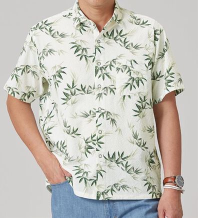 「さらっと爽快！快適和柄シャツ（メンズシャツ）」