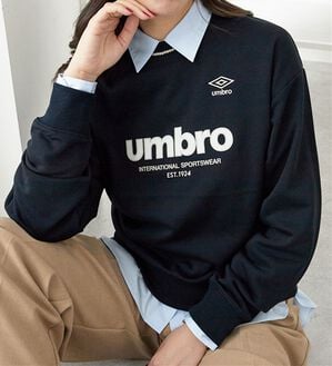 alotta（アロッタ）の「【ＵＭＢＲＯ】裏毛ゆるスウェット（トレーナー・スウェット）」｜ネイビー