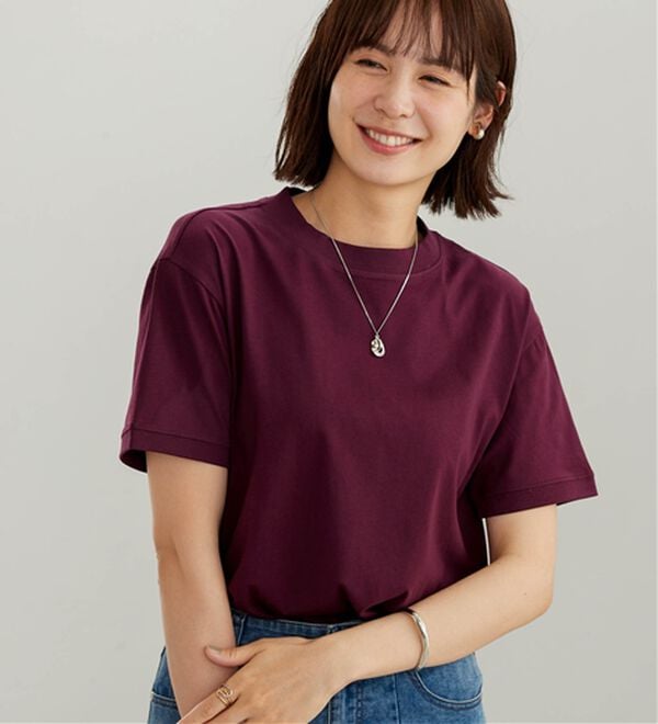BELLUNA（ベルーナ）の「綿１００％大人顔サマ見えＴシャツ（Tシャツ）」｜詳細画像