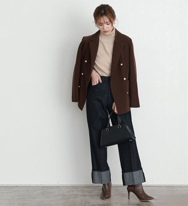 【値下げ】ベルルッティ カシミヤ混長袖ニット パープル 46 FEDELI / フェデーリ】カシミヤVネックニットセーター パープル