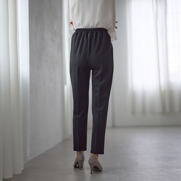 GeeRA（ジーラ）の「【２点セット】ニットツイードペプラムジャケットセットアップスーツ（パンツスーツ）」｜詳細画像