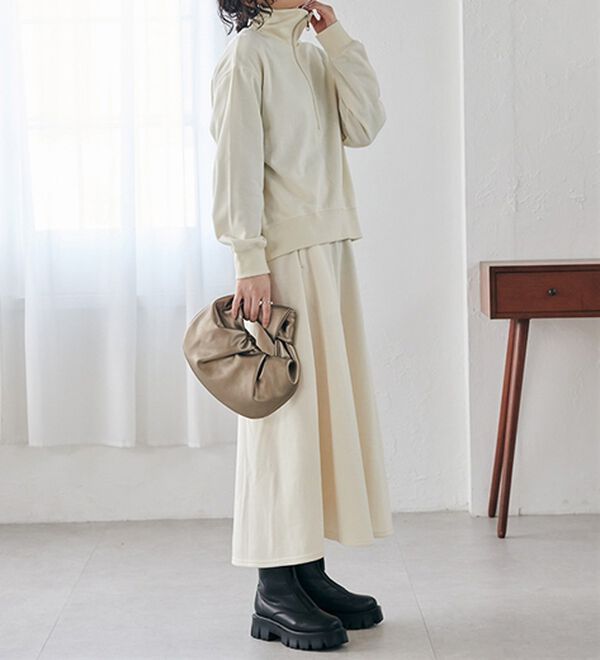 RANAN（ラナン）の「＜ＨＩＧＨ　ＳＰＥＣ＞毛玉になりにくい！ジップデザインセットアップ（セットアップ）」｜詳細画像