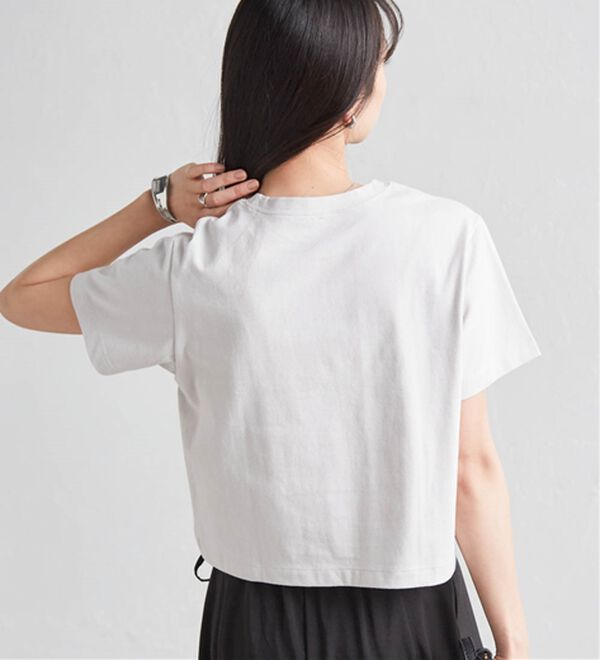 RANAN（ラナン）の「【5つの機能付】ひんやり着回し抜群ベーシックＴシャツ＜選べる着丈＞（Tシャツ）」｜詳細画像